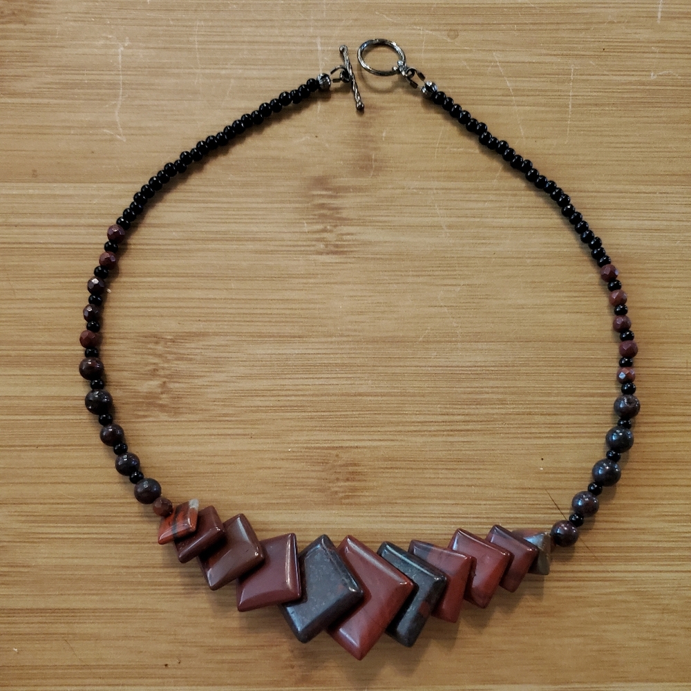 Red Jasper Gemstone Necklace